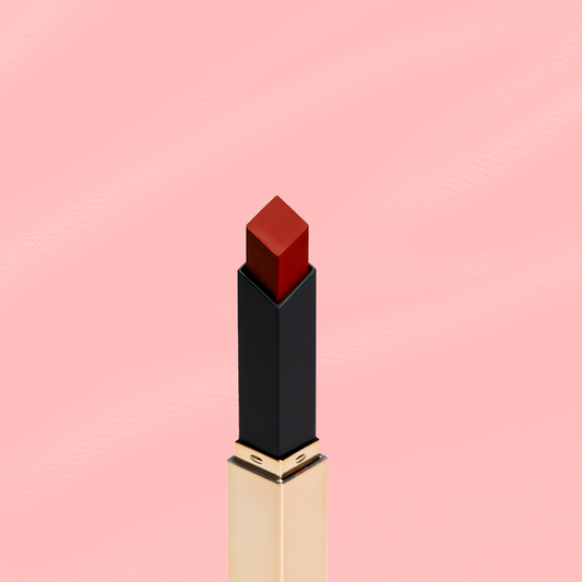 Glow By MM Flirty Lipstick Bold Red Shade | Long Lasting Vegan & Cruelty Free UK
