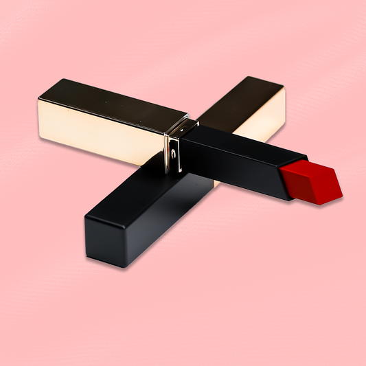 Glow By MM Flirty Lipstick Bold Red Shade | Long Lasting Vegan & Cruelty Free UK